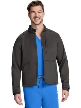 Men's Water-Resistant Fleece Jacket with 3 Pockets - Cozy & Functional Outerwear